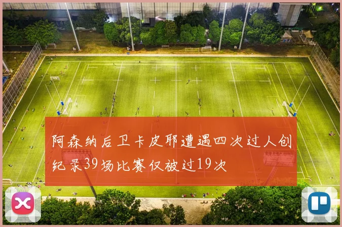 阿森纳后卫卡皮耶遭遇四次过人创纪录39场比赛仅被过19次